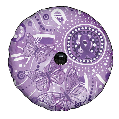 Australia Epilepsy Awareness Indigenous Spare Tire Cover Butterfly Aboriginal Art - Aussie Hoodie