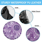 Australia Epilepsy Awareness Indigenous Spare Tire Cover Butterfly Aboriginal Art - Aussie Hoodie