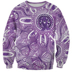 Australia Epilepsy Awareness Indigenous Sweatshirt Butterfly Aboriginal Art - Aussie Hoodie