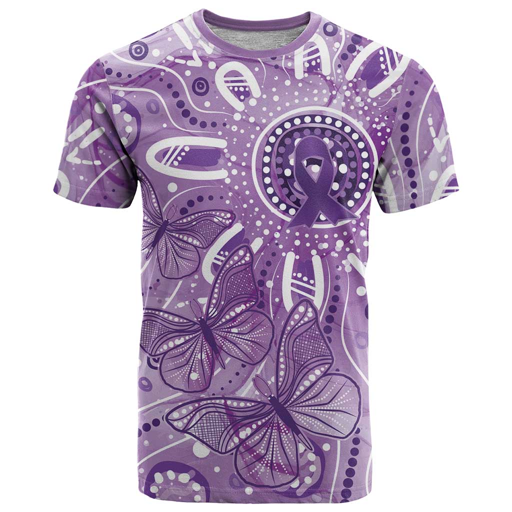 Australia Epilepsy Awareness Indigenous T Shirt Butterfly Aboriginal Art - Aussie Hoodie