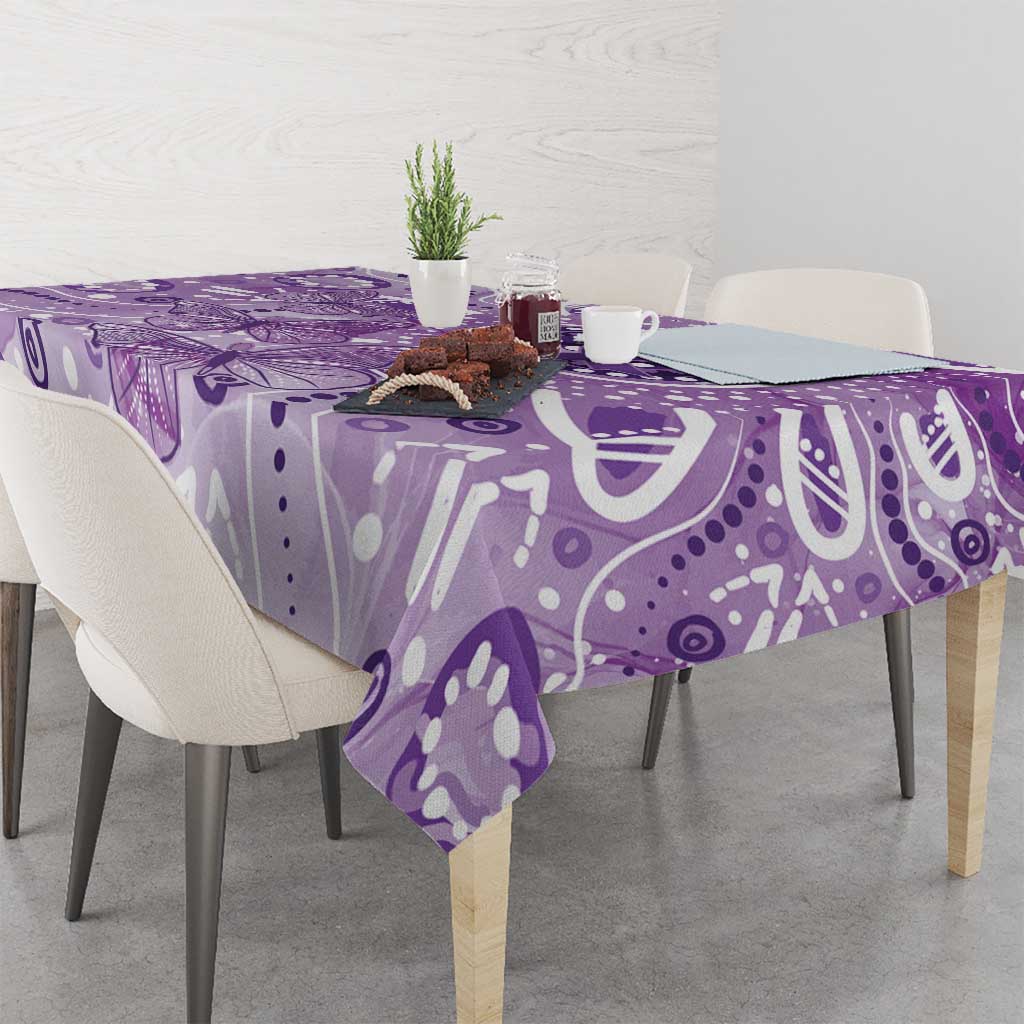 Australia Epilepsy Awareness Indigenous Tablecloth Butterfly Aboriginal Art - Aussie Hoodie