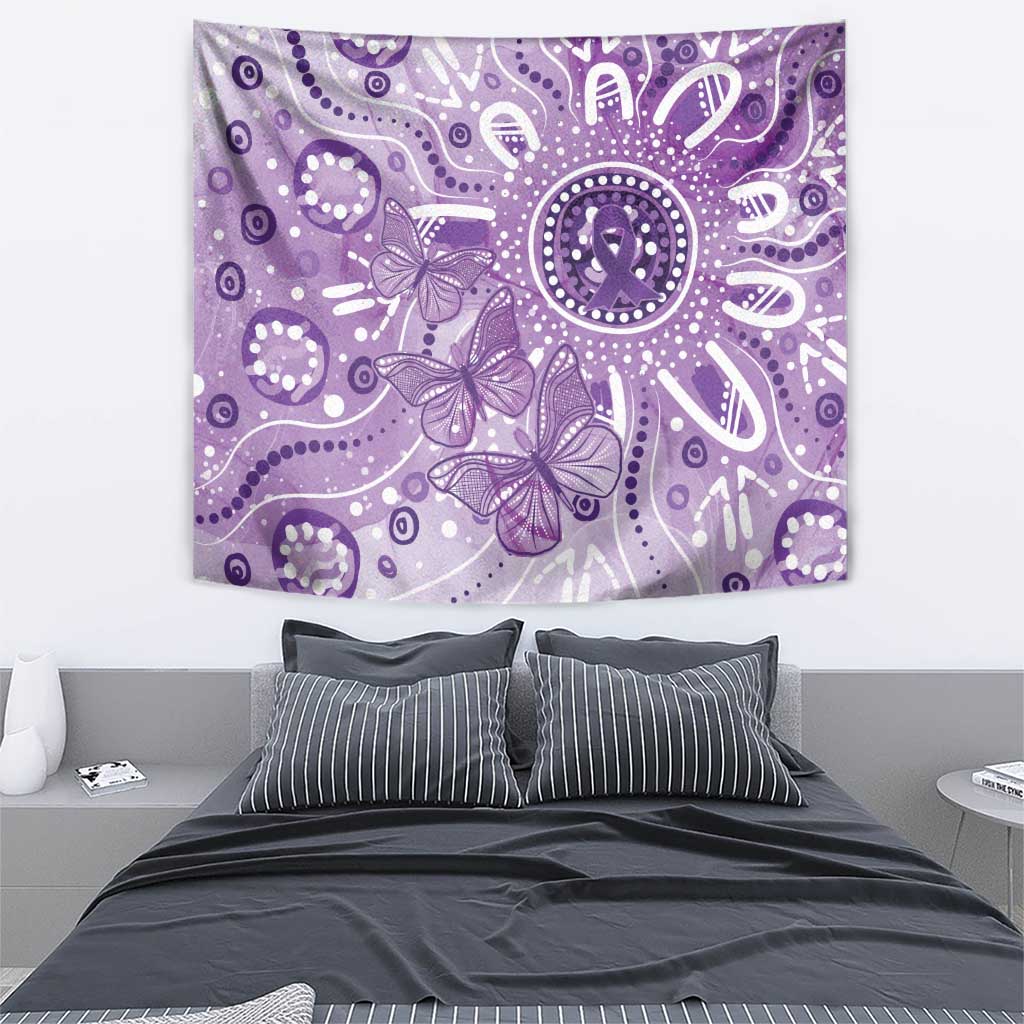 Australia Epilepsy Awareness Indigenous Tapestry Butterfly Aboriginal Art - Aussie Hoodie