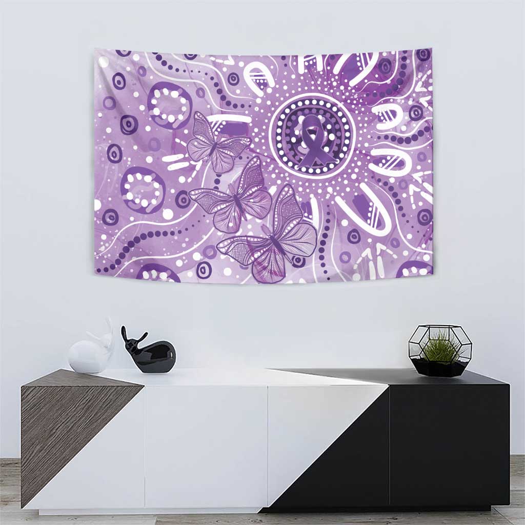 Australia Epilepsy Awareness Indigenous Tapestry Butterfly Aboriginal Art - Aussie Hoodie