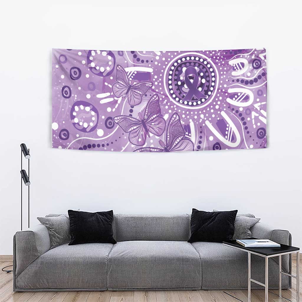 Australia Epilepsy Awareness Indigenous Tapestry Butterfly Aboriginal Art - Aussie Hoodie