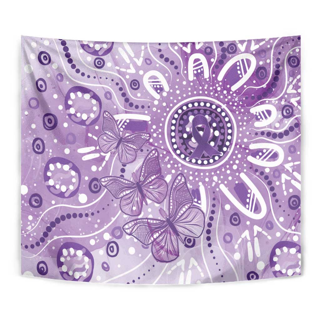 Australia Epilepsy Awareness Indigenous Tapestry Butterfly Aboriginal Art - Aussie Hoodie