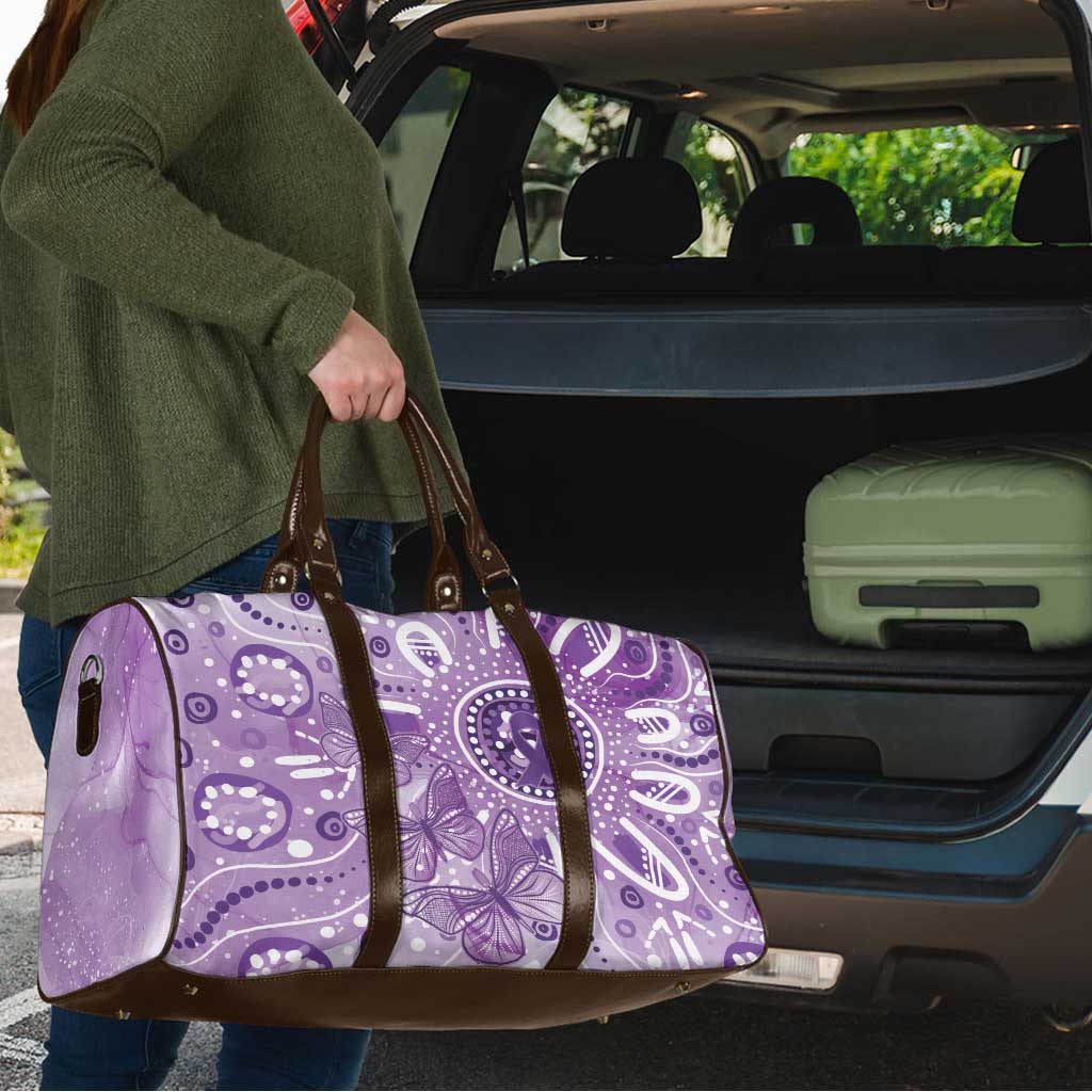 Australia Epilepsy Awareness Indigenous Travel Bag Butterfly Aboriginal Art - Aussie Hoodie