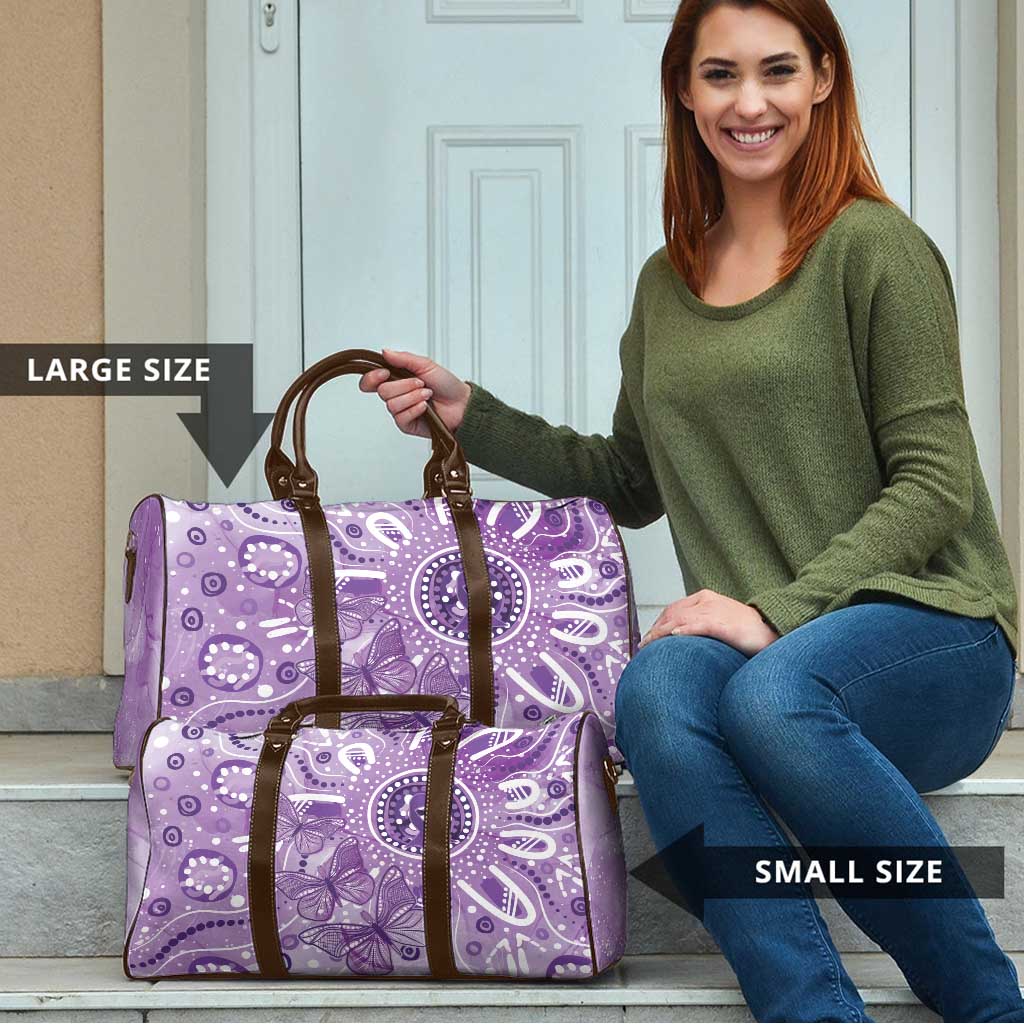 Australia Epilepsy Awareness Indigenous Travel Bag Butterfly Aboriginal Art - Aussie Hoodie