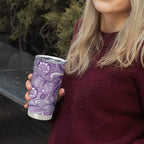 Australia Epilepsy Awareness Indigenous Tumbler Cup Butterfly Aboriginal Art - Aussie Hoodie