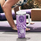 Australia Epilepsy Awareness Indigenous Tumbler With Handle Butterfly Aboriginal Art - Aussie Hoodie