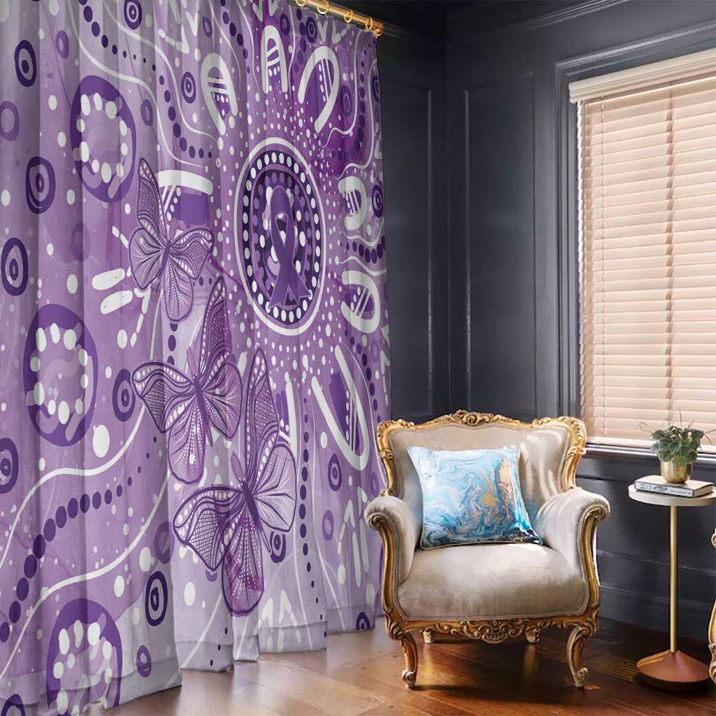 Australia Epilepsy Awareness Indigenous Window Curtain Butterfly Aboriginal Art - Aussie Hoodie