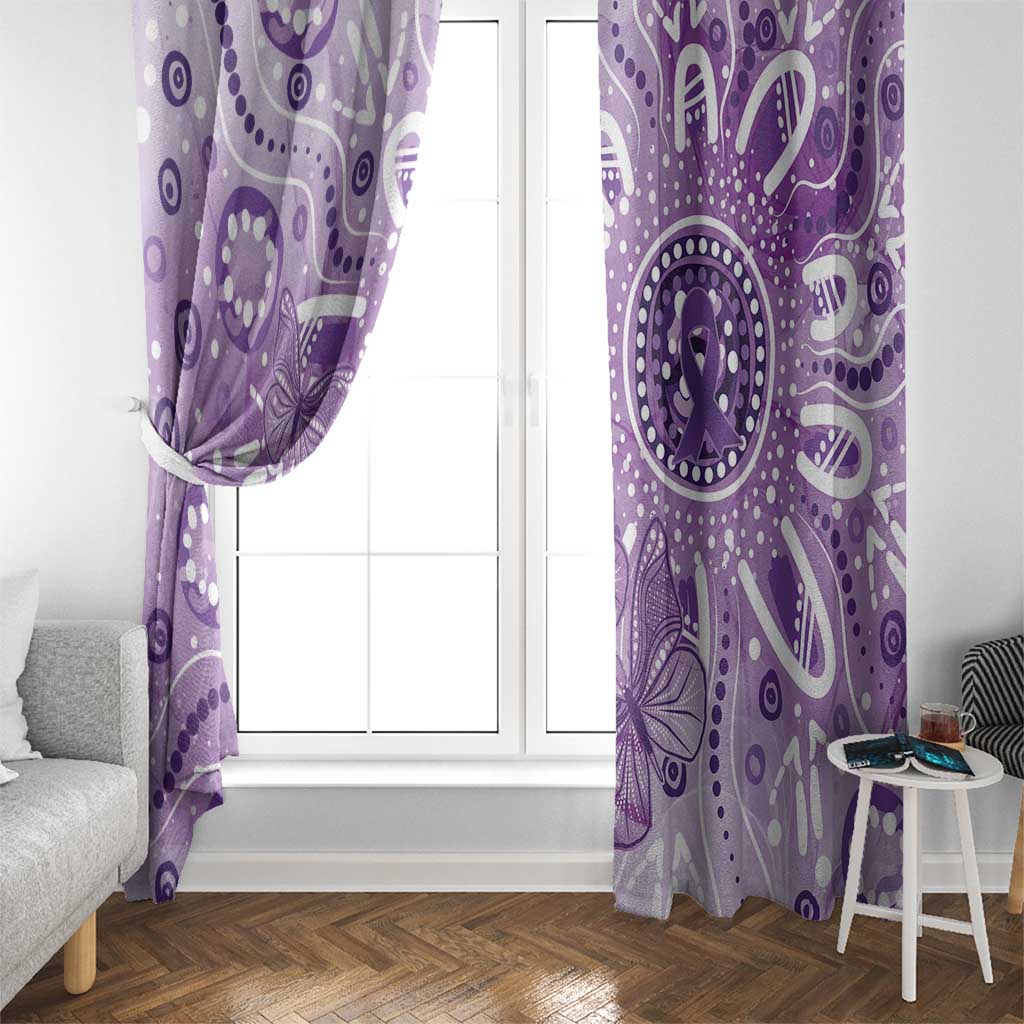 Australia Epilepsy Awareness Indigenous Window Curtain Butterfly Aboriginal Art - Aussie Hoodie