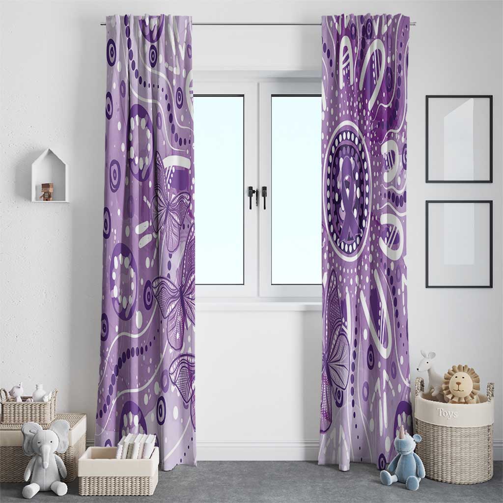 Australia Epilepsy Awareness Indigenous Window Curtain Butterfly Aboriginal Art - Aussie Hoodie