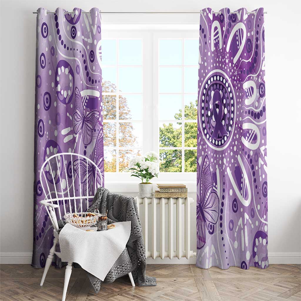 Australia Epilepsy Awareness Indigenous Window Curtain Butterfly Aboriginal Art - Aussie Hoodie
