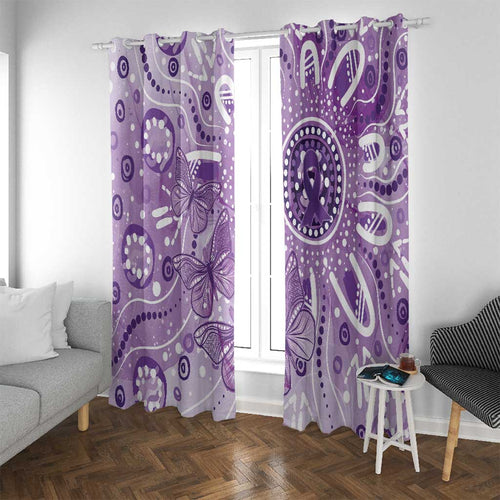 Australia Epilepsy Awareness Indigenous Window Curtain Butterfly Aboriginal Art - Aussie Hoodie