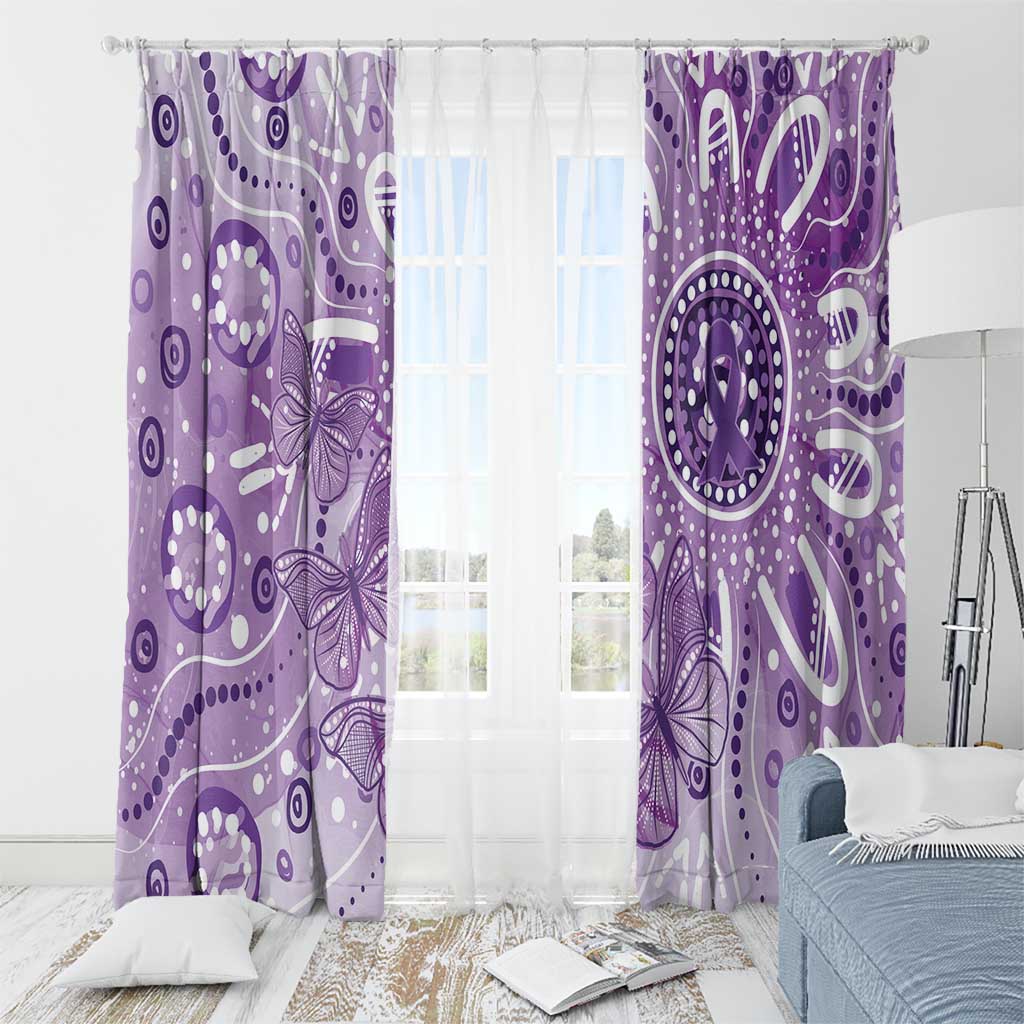 Australia Epilepsy Awareness Indigenous Window Curtain Butterfly Aboriginal Art - Aussie Hoodie