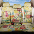 Birds and Floral Aussie Lorikeet Back Car Seat Cover Pastel Yellow - Aussie Hoodie