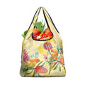 Birds and Floral Aussie Lorikeet Grocery Bag Pastel Yellow - Aussie Hoodie