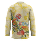 Birds and Floral Aussie Lorikeet Hockey Jersey Pastel Yellow - Aussie Hoodie