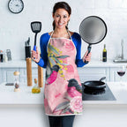 Birds and Floral Aussie Pink Robins Apron Rosy Glow - Aussie Hoodie