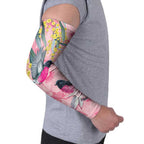 Birds and Floral Aussie Pink Robins Arm Sleeves Rosy Glow - Aussie Hoodie
