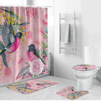 Birds and Floral Aussie Pink Robins Bathroom Set Rosy Glow - Aussie Hoodie