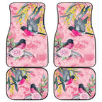 Birds and Floral Aussie Pink Robins Car Mats Rosy Glow - Aussie Hoodie