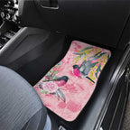 Birds and Floral Aussie Pink Robins Car Mats Rosy Glow - Aussie Hoodie