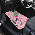 Birds and Floral Aussie Pink Robins Car Mats Rosy Glow - Aussie Hoodie