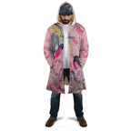 Birds and Floral Aussie Pink Robins Cloak Rosy Glow - Aussie Hoodie