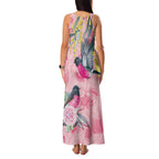 Birds and Floral Aussie Pink Robins Family Matching Tank Maxi Dress and Hawaiian Shirt Rosy Glow - Aussie Hoodie