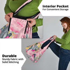 Birds and Floral Aussie Pink Robins Grocery Bag Rosy Glow - Aussie Hoodie