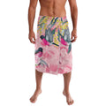 Birds and Floral Aussie Pink Robins Lavalava Rosy Glow - Aussie Hoodie