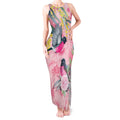 Birds and Floral Aussie Pink Robins Tank Maxi Dress Rosy Glow - Aussie Hoodie