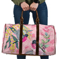 Birds and Floral Aussie Pink Robins Travel Bag Rosy Glow - Aussie Hoodie