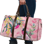 Birds and Floral Aussie Pink Robins Travel Bag Rosy Glow - Aussie Hoodie