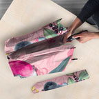 Birds and Floral Aussie Pink Robins Umbrella Rosy Glow - Aussie Hoodie