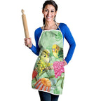 Birds and Floral Aussie Budgerigars Apron Mint Opal - Aussie Hoodie