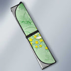 Birds and Floral Aussie Budgerigars Auto Sun Shade Mint Opal - Aussie Hoodie