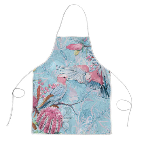 Galah Birds Australia Baby Blue & Pink Apron - Aussie Hoodie