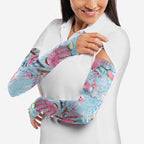 Galah Birds Australia Baby Blue & Pink Arm Sleeves - Aussie Hoodie