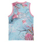 Galah Birds Australia Baby Blue & Pink Basketball Jersey - Aussie Hoodie