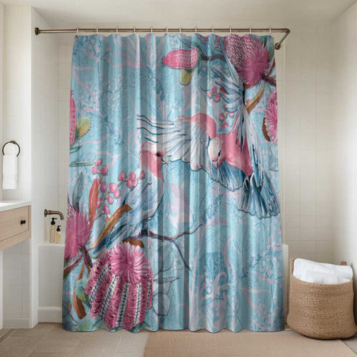 Galah Birds Australia Baby Blue & Pink Bathroom Set - Aussie Hoodie