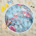 Galah Birds Australia Baby Blue & Pink Beach Blanket - Aussie Hoodie