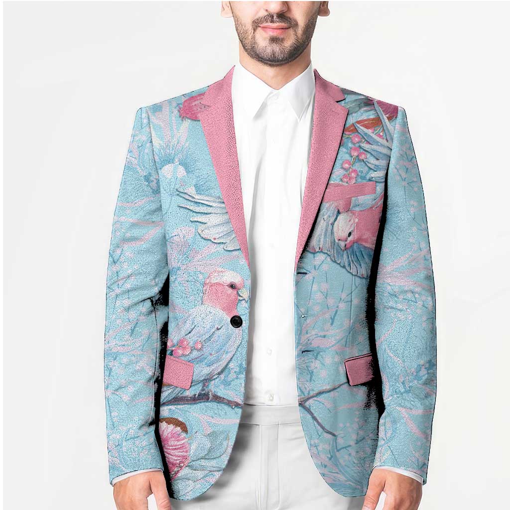 Galah Birds Australia Baby Blue & Pink Blazer - Aussie Hoodie