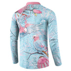 Galah Birds Australia Baby Blue & Pink Button Sweatshirt - Aussie Hoodie