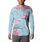 Galah Birds Australia Baby Blue & Pink Button Sweatshirt - Aussie Hoodie