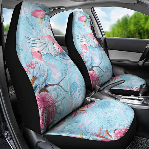 Galah Birds Australia Baby Blue & Pink Car Seat Cover - Aussie Hoodie