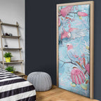 Galah Birds Australia Baby Blue & Pink Door Cover - Aussie Hoodie