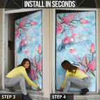 Galah Birds Australia Baby Blue & Pink Door Cover - Aussie Hoodie