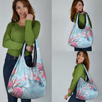 Galah Birds Australia Baby Blue & Pink Grocery Bag - Aussie Hoodie